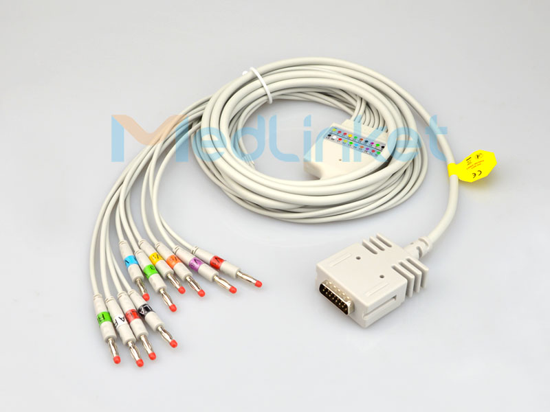 China Supplier Is Omron Blood Pressure Monitor Accurate –  One-Piece Series EKG Cable With Leads  – Med-link
