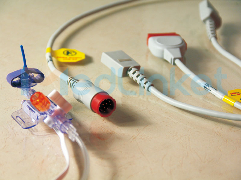 Personlized Products 9 Pin Disposable Spo2 Sensor –  IBP Cable and Pressure Transducers – Med-link